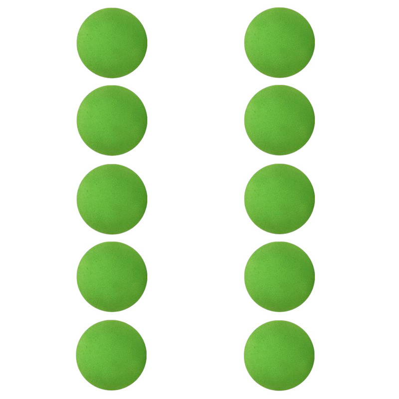 10 vnt / partijoje EVA putplasčio golfo kamuoliukai Minkšti kempinės kamuoliukai, skirti lauko golfo sūpynės treniruotėms golfo / teniso treniruotėms, 9 spalvos