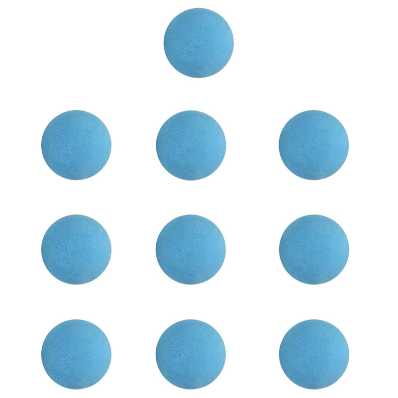 10 vnt / partijoje EVA putplasčio golfo kamuoliukai Minkšti kempinės kamuoliukai, skirti lauko golfo sūpynės treniruotėms golfo / teniso treniruotėms, 9 spalvos