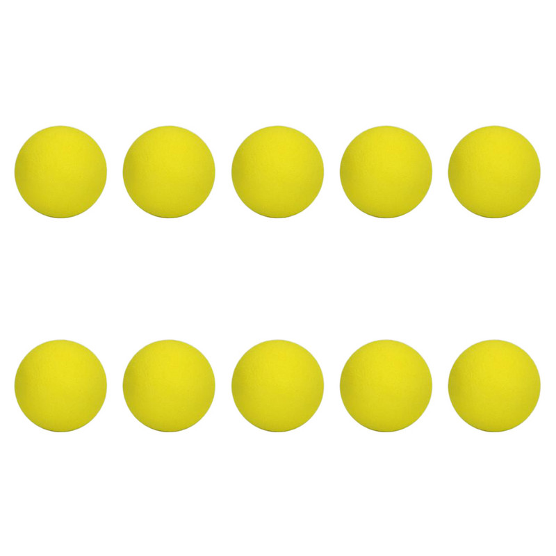 10 vnt / partijoje EVA putplasčio golfo kamuoliukai Minkšti kempinės kamuoliukai, skirti lauko golfo sūpynės treniruotėms golfo / teniso treniruotėms, 9 spalvos