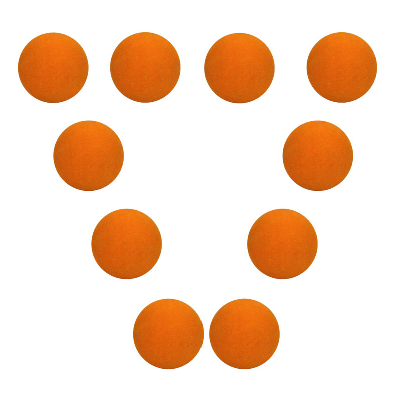 10 vnt / partijoje EVA putplasčio golfo kamuoliukai Minkšti kempinės kamuoliukai, skirti lauko golfo sūpynės treniruotėms golfo / teniso treniruotėms, 9 spalvos