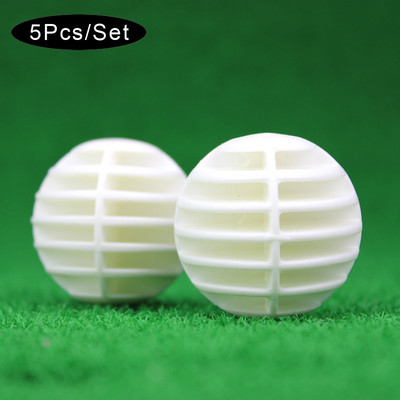 5 buc. Mingi de antrenament de golf din cauciuc sintetic Mingi de antrenament de golf Accesorii de golf pentru Driving Range, antrenament de leagăn, uz casnic