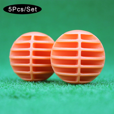5 buc. Mingi de antrenament de golf din cauciuc sintetic Mingi de antrenament de golf Accesorii de golf pentru Driving Range, antrenament de leagăn, uz casnic