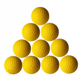 10 τμχ Golfer Foam Golf Soft Indoor Practice Balls Swing Exercise Training Tools