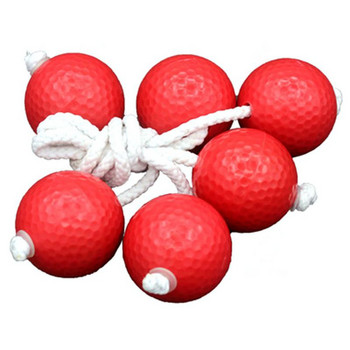 4 έγχρωμη μπάλα του γκολφ Παιδική μπάλα του γκολφ Πολύχρωμες μπάλες προπόνησης 42mm Ladder Ball Golf Hole