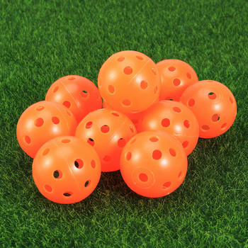 10 бр. Пластмасови топки за игра Голф Пластмасови топки за софтбол Тренировъчни топки Меки тренировъчни топки Тренировъчни топки