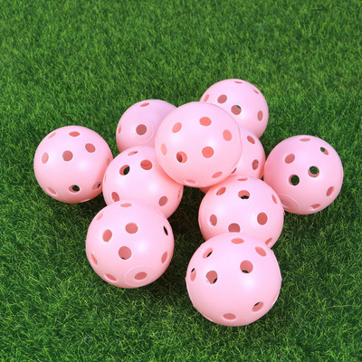 10 Pcs Plastic Play Balls Golf Plastic Softballs Training Balls Soft Practice Balls Trainer Balls