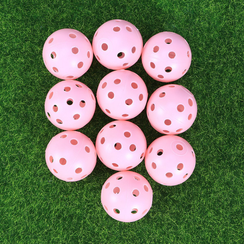 10 tk plastikust mängupallid golfi plastikust pehmed pallid treeningpallid pehmed harjutuspallid treeningpallid
