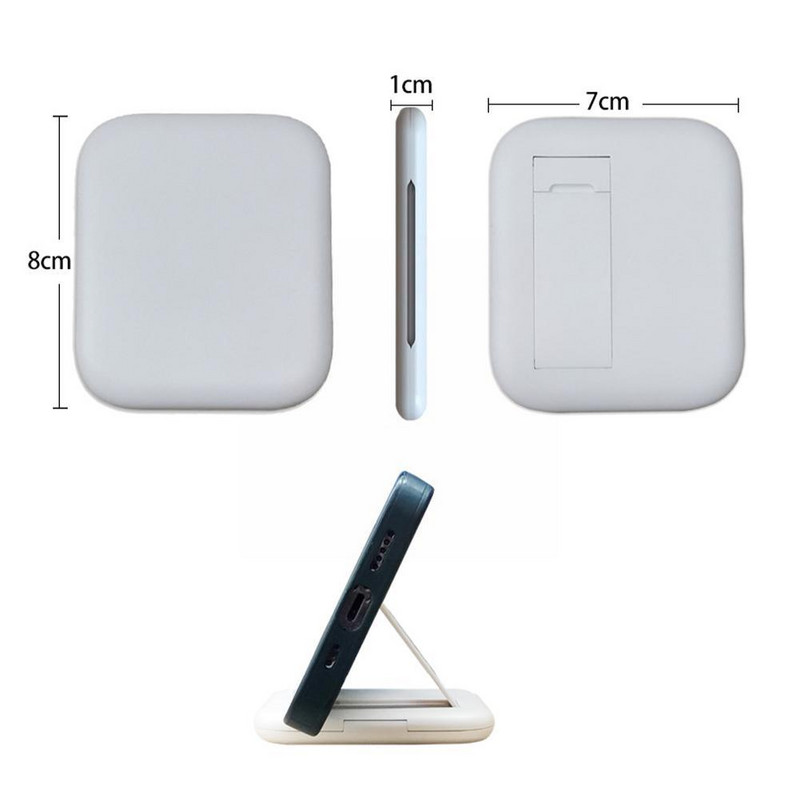 Κουτί αποθήκευσης προσαρμογέα καλωδίου φόρτισης πολλαπλών λειτουργιών 60W C καλώδιο μικρο δεδομένων σε καλώδιο μακιγιάζ C USB με θήκη τηλεφώνου Τύπος καθρέφτη W4A2