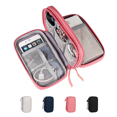 Аксесоари за електроника Органайзер за пътуване Водоустойчива торбичка Управление на чанти за мобилен телефон Захранващ адаптер Кабели за зарядно устройство