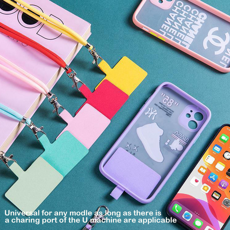 Reguliuojamas telefono dirželis, nuimamas kaklo laidas Universalus dirželis, karabininis pakabukas mobiliajam dėklui Telefono žavesio laidas dėklui