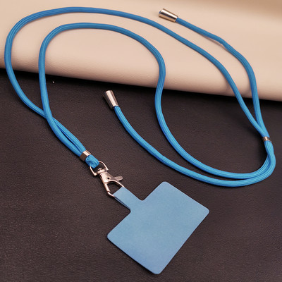 Crossbody Virves kaklarotas siksna Universāla mobilā telefona štrope ar garu regulējamu tālruņa maciņu ar klipsi, pret pazaudēšanu