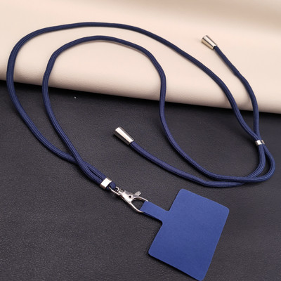 Crossbody Virves kaklarotas siksna Universāla mobilā telefona štrope ar garu regulējamu tālruņa maciņu ar klipsi, pret pazaudēšanu