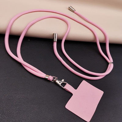 Crossbody Virves kaklarotas siksna Universāla mobilā telefona štrope ar garu regulējamu tālruņa maciņu ar klipsi, pret pazaudēšanu