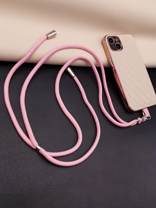 „Crossbody“ kaklo dirželis Universalus mobiliojo telefono dirželis, ilgas reguliuojamas telefono dėklas su segtuku, apsaugančiu nuo pametimo