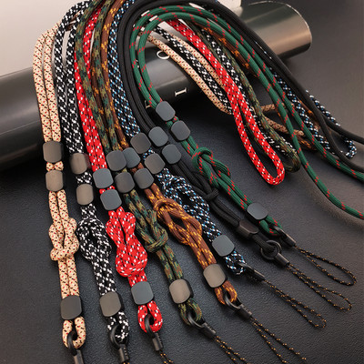 Long Neck Hanging Chain Hand-woven Mobile Phone Lanyard Strong and Length Adjustable Dual-use Lanyard Phone Anti-lost Pendant