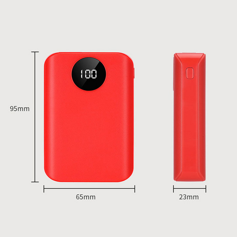 Nešiojamas 2 prievadų USB maitinimo dėklas „pasidaryk pats“ 3x18650 akumuliatoriaus dėžutė mobiliojo telefono įkroviklis Power Bank korpusas, tinkamas „iPhone Xiaomi“