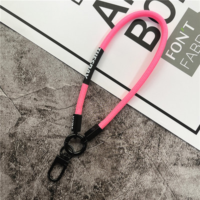 Ключодържател Цвят Каишка за шнур за аксесоари за телефон Гривна Телефонна верига Метална закопчалка за омар Ключ Чанта за ключове за кола Въже