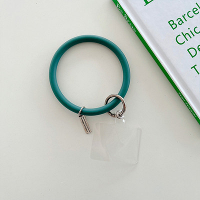 Универсален висящ пръстен за преден мобилен телефон Мека силиконова каишка за каишка против изгубване Гривна за iPhone Xiaomi Samsung Ключодържател