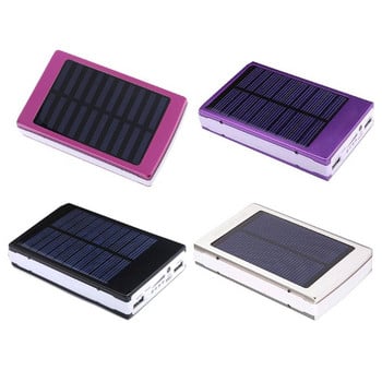 L74A (Χωρίς μπαταρία) 18650 Solar Power Bank Charger DIY Box Poverbank Case Led for Moblie Phone Power Pover Bank