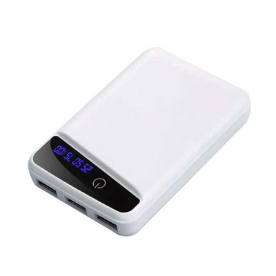 18650 Akkumulátortöltő fedél Power Bank tok DIY Box 3 USB portok