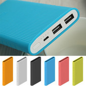 Husă de protecție pentru noul Xiaomi Power Bank 2 10000 mAh Dual USB Port Husă din silicon pentru Power Bank Model PLM09ZM