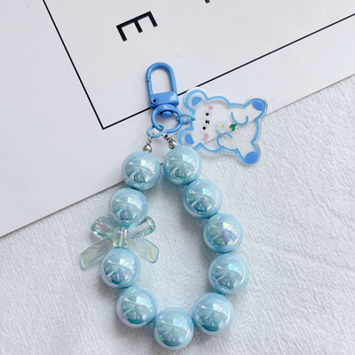 Висящ пръстен със сладко кристално любовно сърце за мобилен телефон, ремък за каишка против изгубване, гривна за Iphone, Samsung, ключодържател, телефонна верига