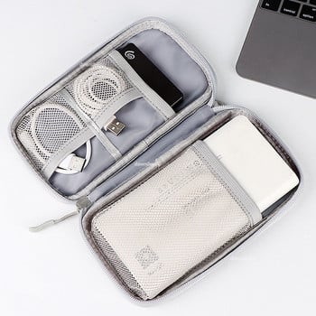 Φορητή τσάντα αποθήκευσης για Power Bank Θήκη Φορτιστής Ψηφιακή θήκη καλωδίου Ακουστικά Oxford Υφασμάτινη θήκη ακουστικών για τσάντα ταξιδιού