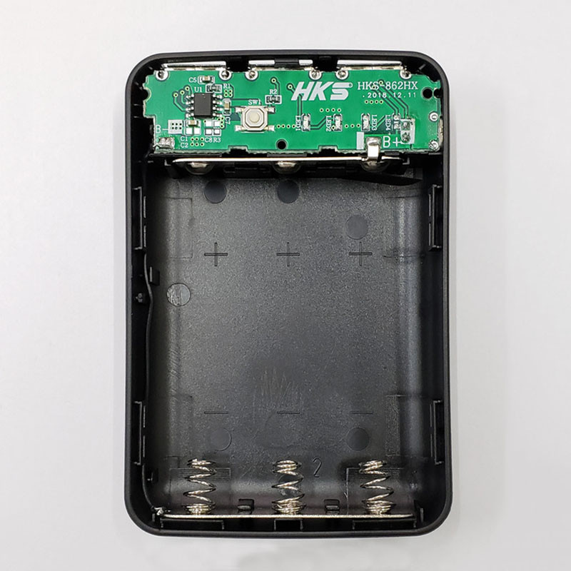 3 бр. 18650 Капак за зарядно устройство Калъф за захранваща банка Кутия Направи си сам 3 USB порта SEC88