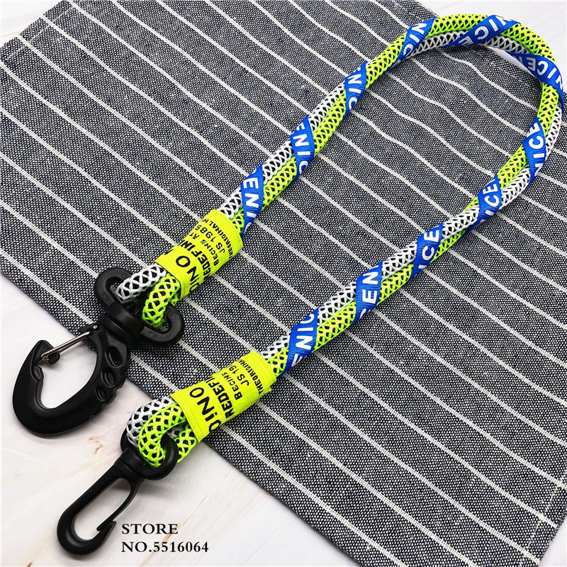 Флуоресцентни цветни каишки за мобилен телефон Ключодържател Ключодържател Плетено въже Подаръци за жени Мъжки аксесоари за чанти Направи си сам Ръчно изработено ръчно въже