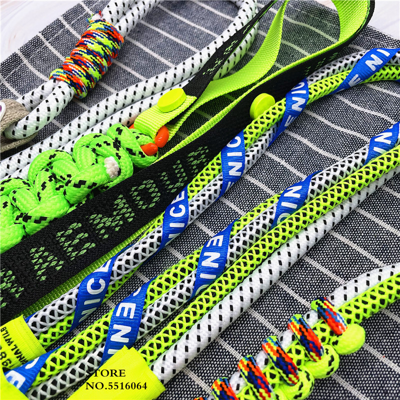 Флуоресцентни цветни каишки за мобилен телефон Ключодържател Ключодържател Плетено въже Подаръци за жени Мъжки аксесоари за чанти Направи си сам Ръчно изработено ръчно въже