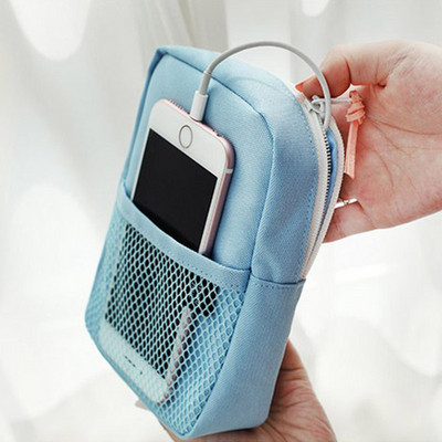 Чанта за органайзер за приспособления за пътуване Преносима чанта за цифров кабел Аксесоари за електроника Калъф за съхранение Калъф за USB Power Bank