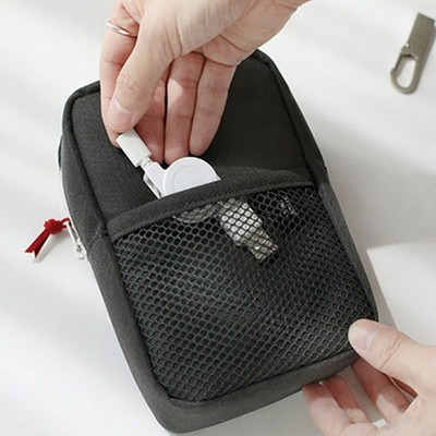 Чанта за органайзер за приспособления за пътуване Преносима чанта за цифров кабел Аксесоари за електроника Калъф за съхранение Калъф за USB Power Bank