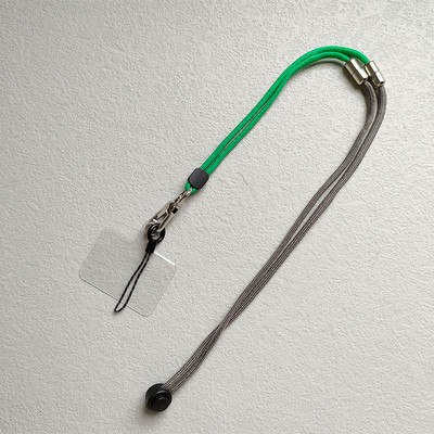 Регулируемо въже за мобилен телефон, въже против падане, мобилен телефон, ремък за врата с двойна употреба, каишка за мобилен телефон, презрамки