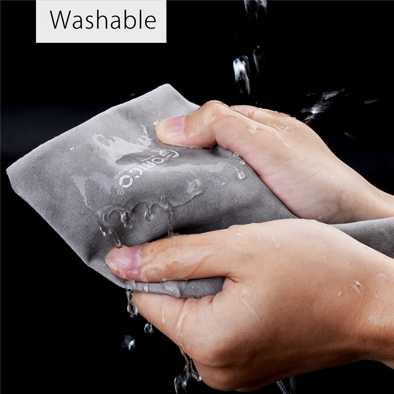 ORICO Мека чанта за съхранение Power Bank USB зарядно устройство Мека торбичка Калъф за Powerbank външна батерия Мобилен телефон Hdd Сива чанта за съхранение