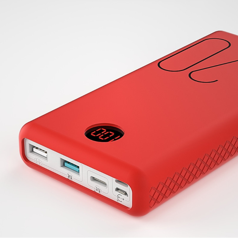 За ROMOSS LT20 Power Bank 20000mAh силиконов защитен калъф против удар/плъзгане за ROMOSS LT20 Pro Power Bank Skin