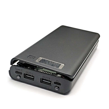 Направи си сам Power Bank 18650 Battery Case Power Bank Battery Storage Box Powerbank Box Charger Shell Case 8*18650 Micro Type-c Interface