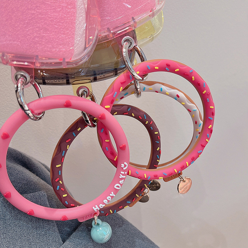 Връзка за мобилен телефон Преносим течен силикон Гривна Катарама Каишка за китка Въже Висяща верига Мека анти-загуба с щипка