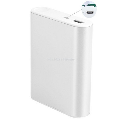 Метален тип C вход Направи си сам 5V 2A USB изход Power Bank Kit Кутия Кутия 4x 18650 зарядно устройство за батерии за мобилен мобилен телефон таблет H3CA