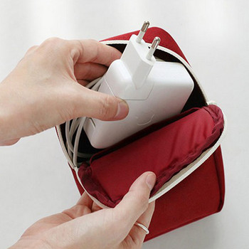 Чанта за органайзер за приспособления за пътуване Преносима чанта за цифров кабел Аксесоари за електроника Калъф за съхранение Калъф за USB Power Bank