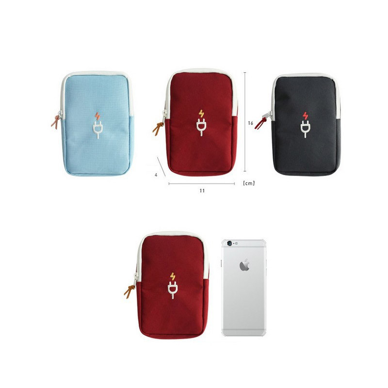 Чанта за органайзер за приспособления за пътуване Преносима чанта за цифров кабел Аксесоари за електроника Калъф за съхранение Калъф за USB Power Bank