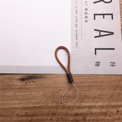 Кожен ремък-ретро кожен ключодържател с ремък Каишки за мобилен телефон Каишка Въже за китка Телефон за USB флаш устройства Ключове