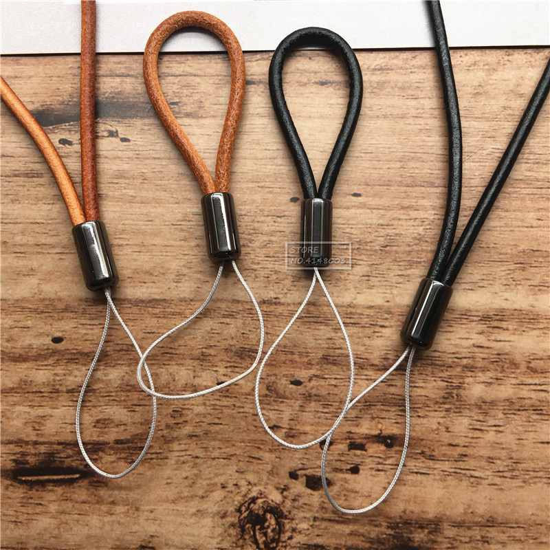 Кожен ремък-ретро кожен ключодържател с ремък Каишки за мобилен телефон Каишка Въже за китка Телефон за USB флаш устройства Ключове