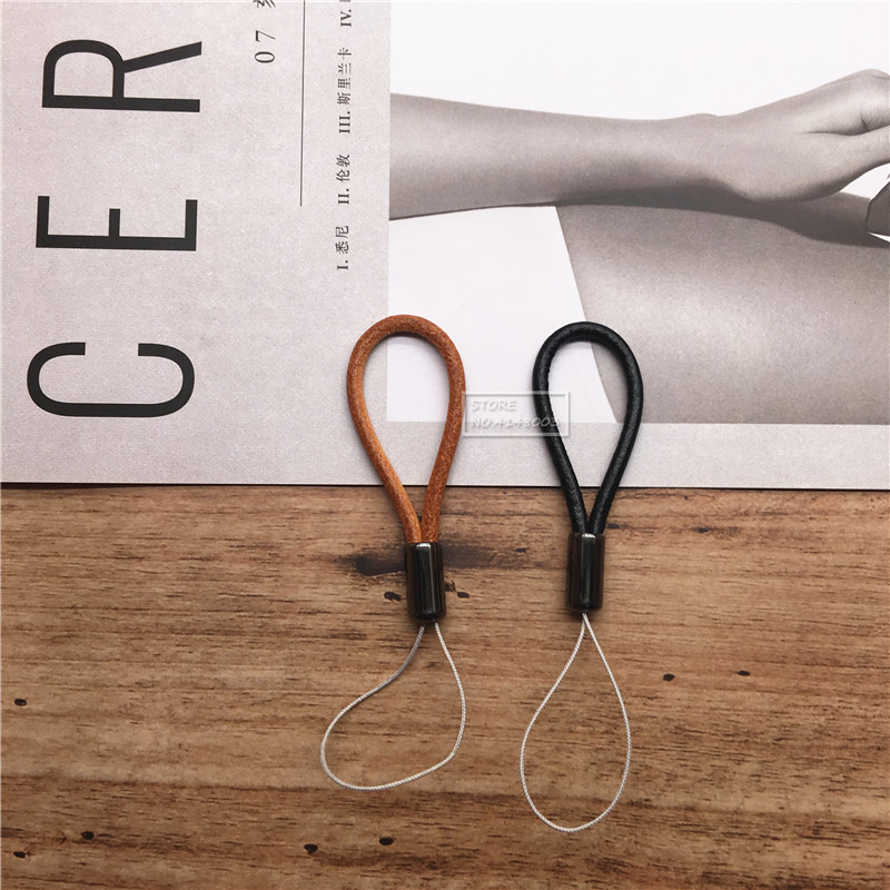 Кожен ремък-ретро кожен ключодържател с ремък Каишки за мобилен телефон Каишка Въже за китка Телефон за USB флаш устройства Ключове