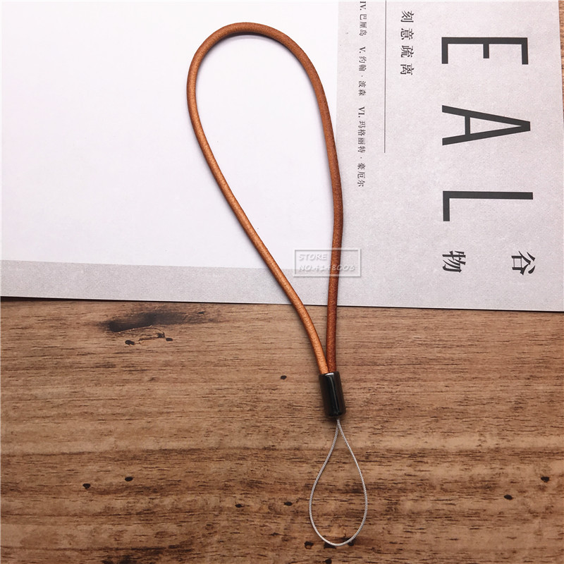 Кожен ремък-ретро кожен ключодържател с ремък Каишки за мобилен телефон Каишка Въже за китка Телефон за USB флаш устройства Ключове