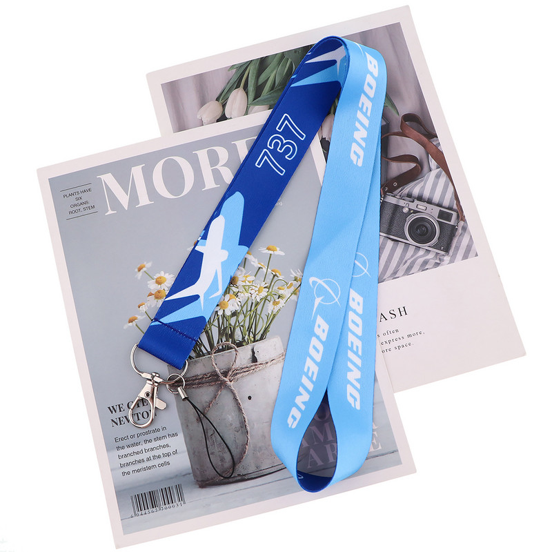 Самолет Творчески космически ремък Държач за карта Пилот Висящ врат Телефон Значка за ремък Аксесоари Притежател на карта за достъп до метрото