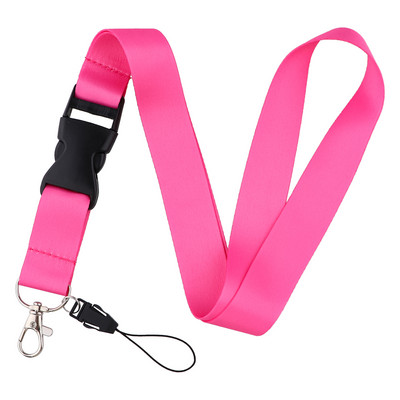 Модни черни ремъци за мобилен телефон, висящи ремъци за врата за ключове, лична карта, притежател на значка за карта на служител, ремък за лична карта