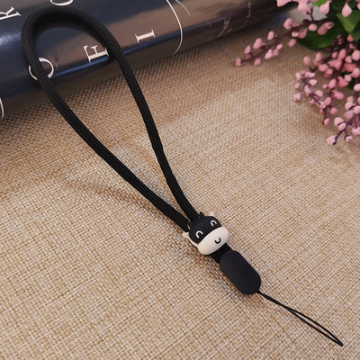 Обикновено ремък за мобилен телефон, ремък за камера, ключ, ключ, каишка за китка, ремък за ръка, черна котка, лапа, ремък за мобилен телефон, черно въже