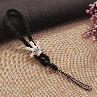 Обикновено ремък за мобилен телефон, ремък за камера, ключ, ключ, каишка за китка, ремък за ръка, черна котка, лапа, ремък за мобилен телефон, черно въже