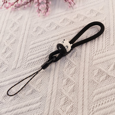 Обикновено ремък за мобилен телефон, ремък за камера, ключ, ключ, каишка за китка, ремък за ръка, черна котка, лапа, ремък за мобилен телефон, черно въже