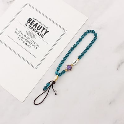 Mobiliojo telefono grandinėlė, krištoliniai karoliukai, telefono dėklas, mobilusis dirželis, imitacinis perlas, telefono papuošalai, perlų grandinėlė, mobiliojo telefono pakabukas